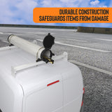 Conduit Carrier Kit 6 Inch Diameter (Black) - PVC Conduit Carrier, Mounting Hardware Included