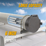 Conduit Carrier Kit 6 Inch Diameter - PVC Conduit Carrier, Mounting Hardware Included